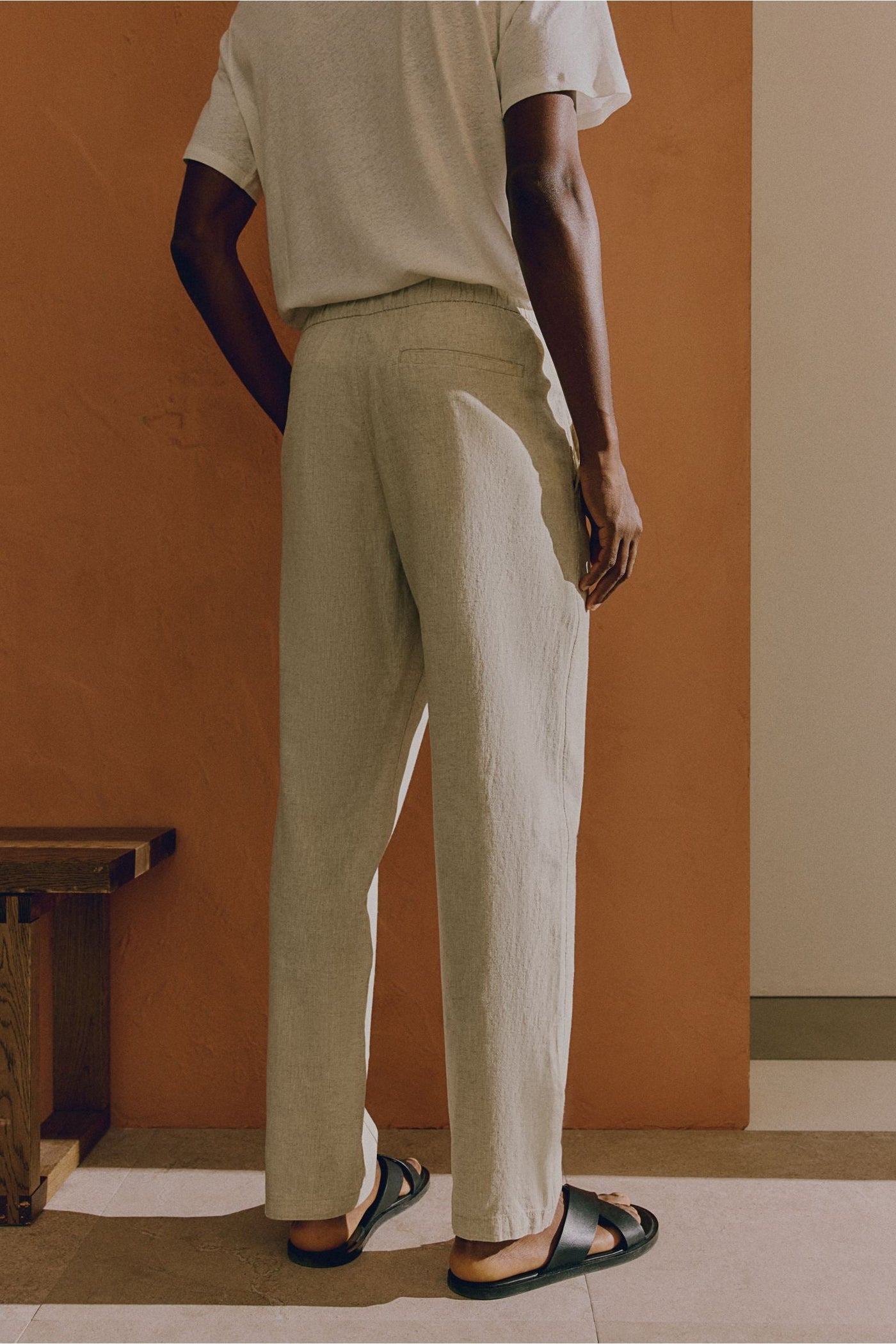 Herren-Casualhose mit Kordelzug – Minimalistischer Look in mehreren Farben