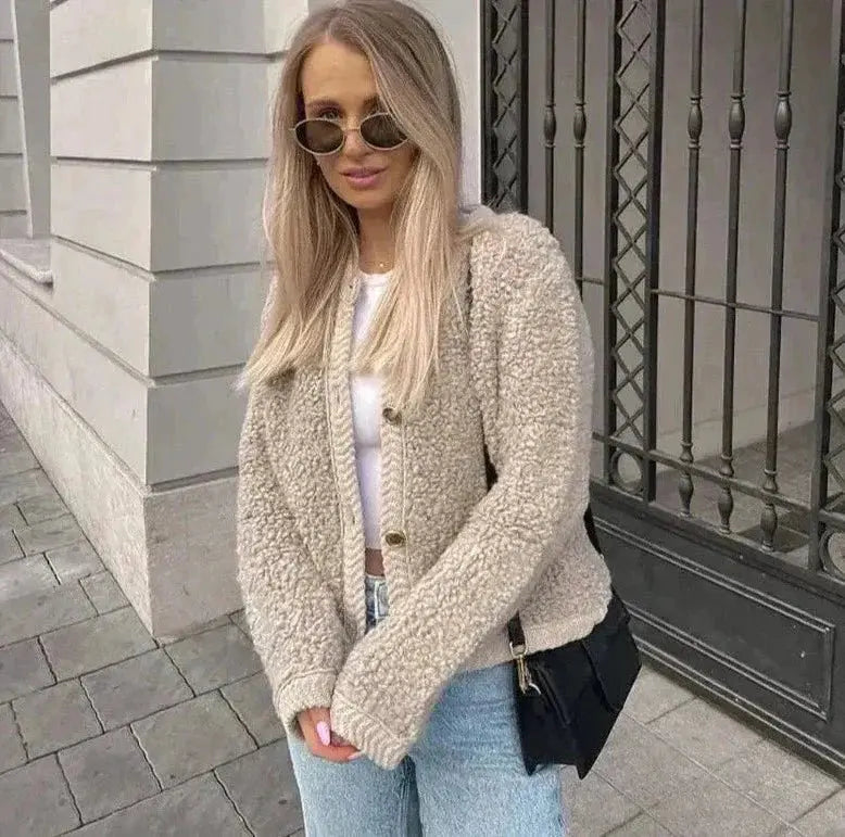 Christa | Gemütlicher Teddy-Cardigan Zendoo.de