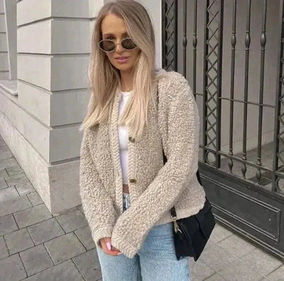 Christa | Gemütlicher Teddy-Cardigan Zendoo.de
