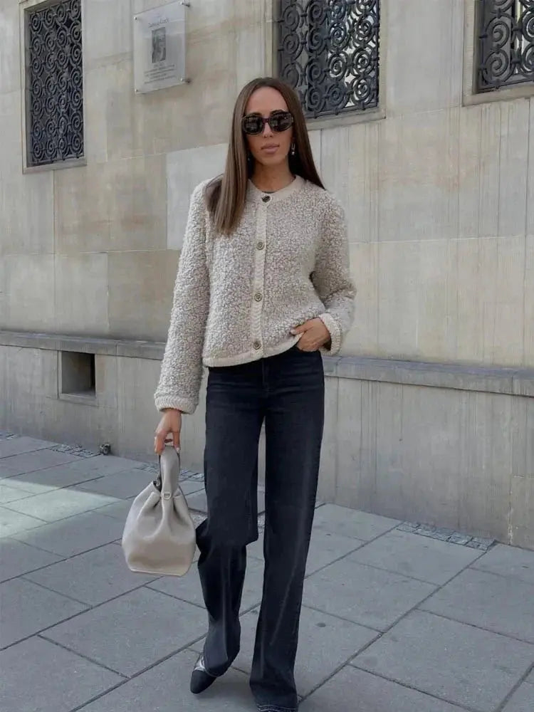 Christa | Gemütlicher Teddy-Cardigan Zendoo.de