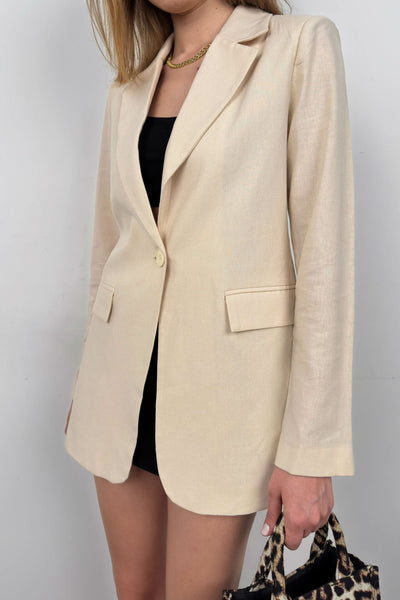 Saskia | Modischer Leinenblazer