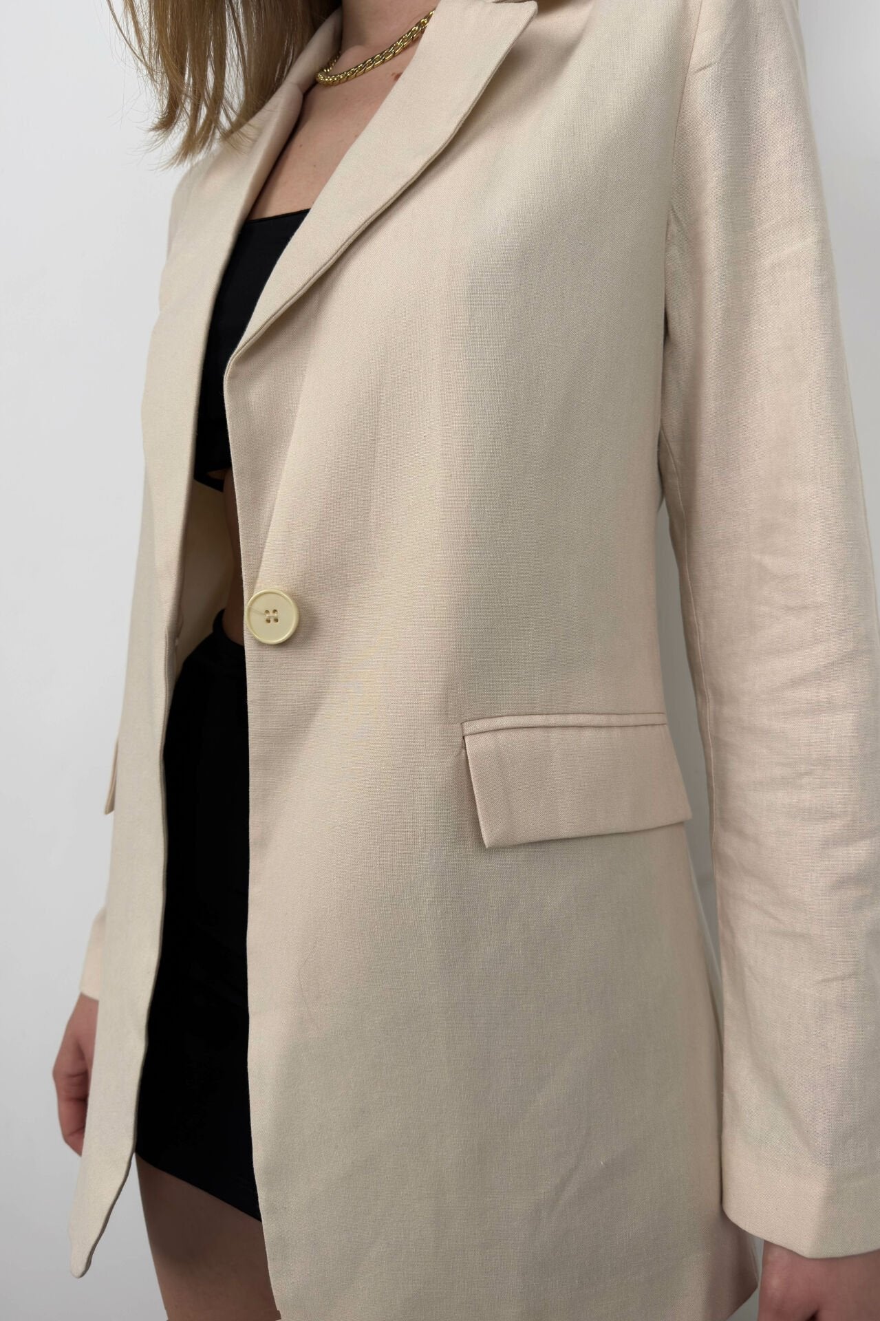 Saskia | Modischer Leinenblazer