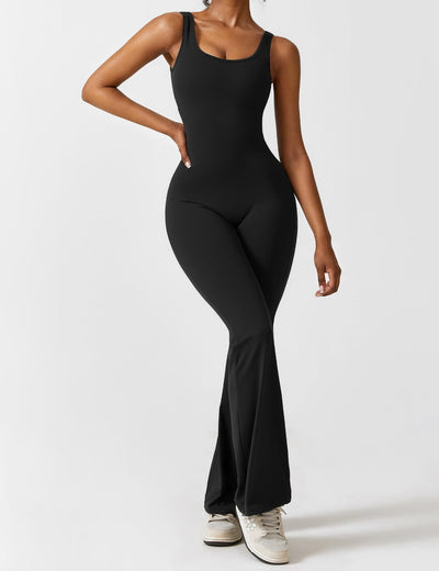 Sienna | Rückenfreier Flare-Jumpsuit