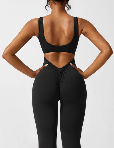 Sienna | Rückenfreier Flare-Jumpsuit