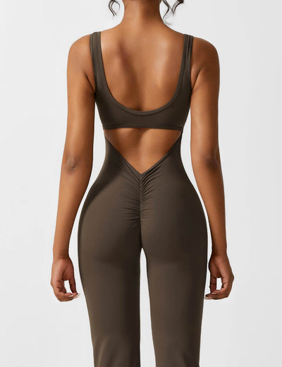 Sienna | Rückenfreier Flare-Jumpsuit