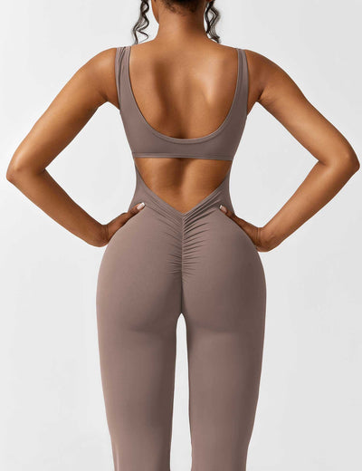 Sienna | Rückenfreier Flare-Jumpsuit