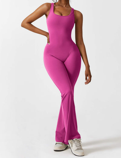 Sienna | Rückenfreier Flare-Jumpsuit
