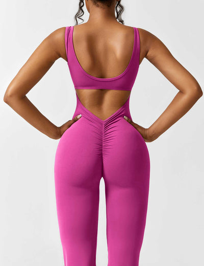 Sienna | Rückenfreier Flare-Jumpsuit